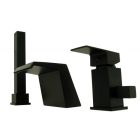 stellman Cascade 3 lyukú kádtöltő csaptelep  QATRO 002 fekete