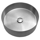 ROUND 40  kerek szatén acél mosdókagyló KLIKK DUGÓVAL