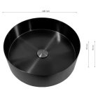 ROUND 40  kerek rose gold acél mosdókagyló KLIKK DUGÓVAL