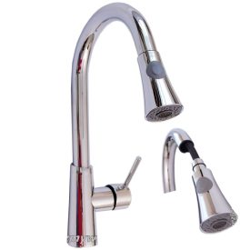 Stellma YOKO króm kihúzható konyhai csaptelep 