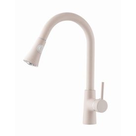 Stellma YOKO bézs kihúzható konyhai csaptelep 