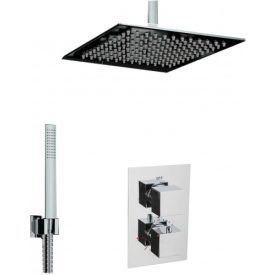   stellman VIVID TR2 termosztátos zuhanycsaptelep Ultra Slim 20 cm -es zuhanyfej krom