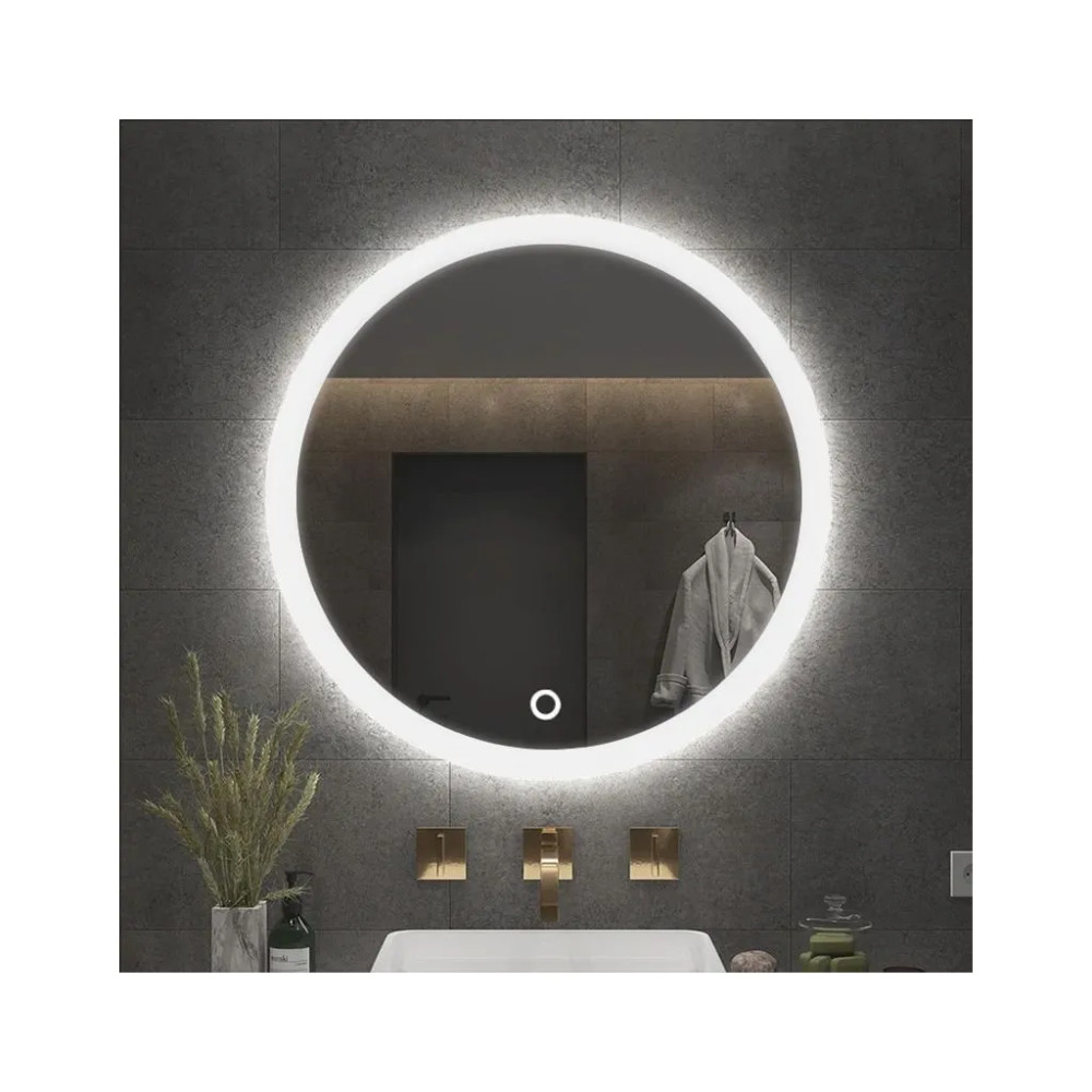 kerek LED-es fürdőszobai tükör 70cm