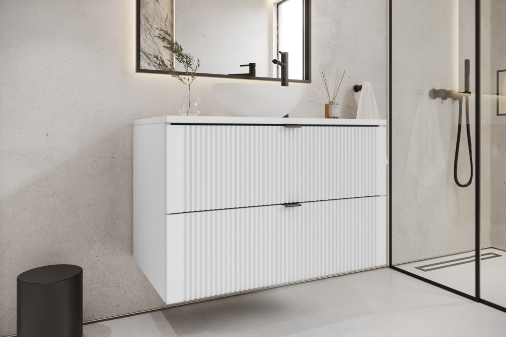 Mylife kadi fürdőszoba szekrény fehér (80cm)